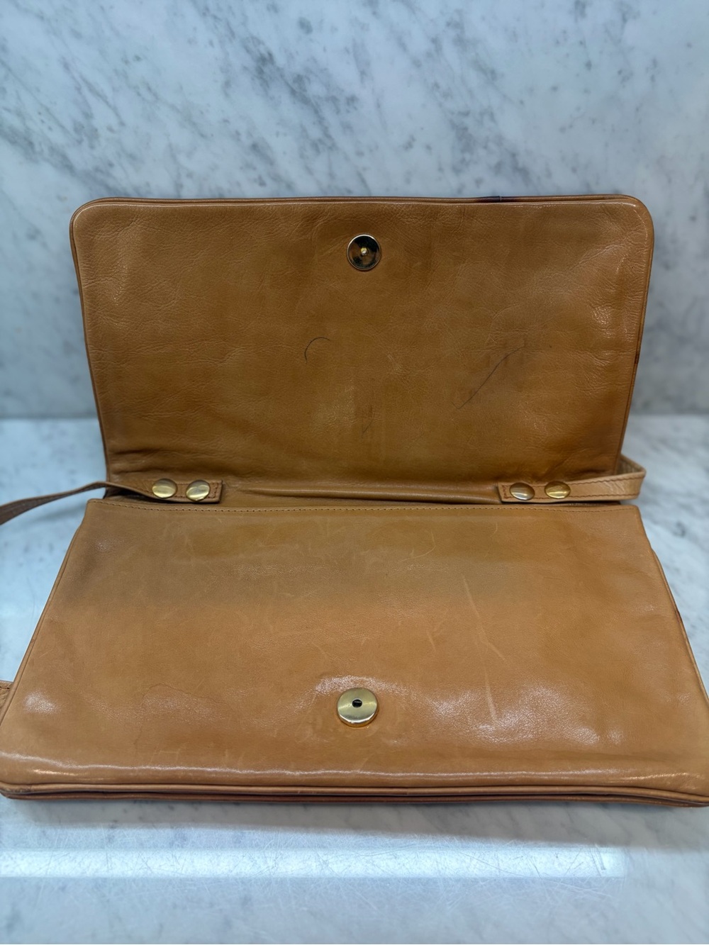 Vintage Bloomingdale’s Made in Italy Woven Leather Shoulder Bag Clutch - Picture 2 of 11